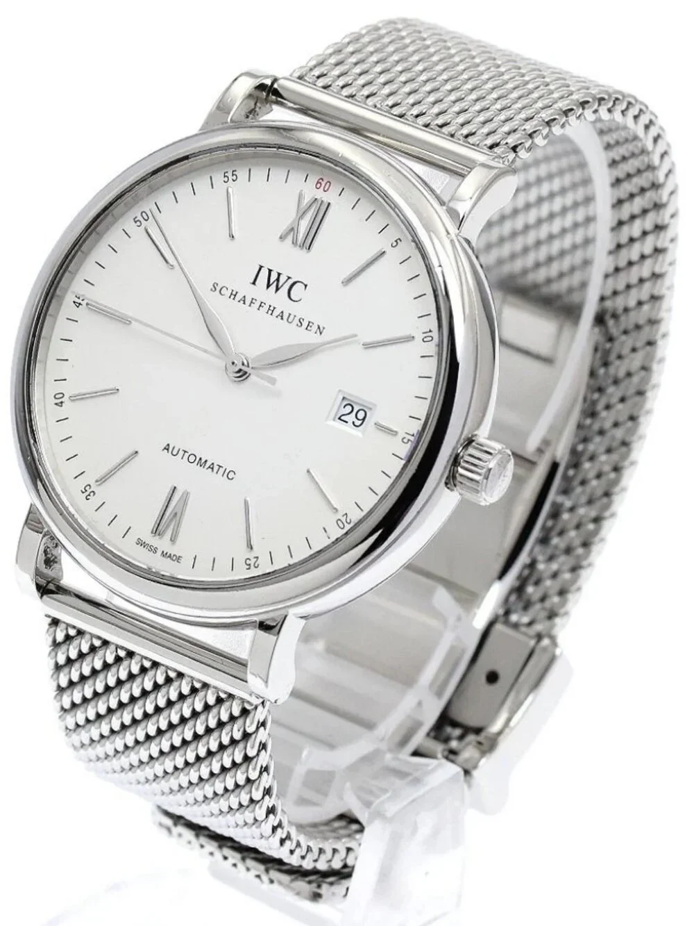 IWC SCHAFFHAUSEN Portofino IW356505 Date Silver Dial Automatic Men's_883524